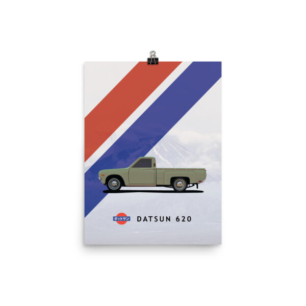 Datsun 620 Poster - Mt. Fuji - Green Dually - Image 3